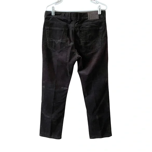 ❤️SOLD❤️ MENS 1920 GARDEUR CASUAL DARK BROWN CORDUROY PANTS JEANS STYLE 34/30 - Picture 5 of 11